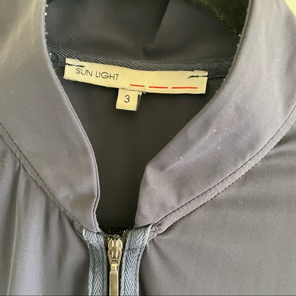 Sun Light Blue Sleeveless Asymmetrical Dress Size 3 - Picture 10 of 15